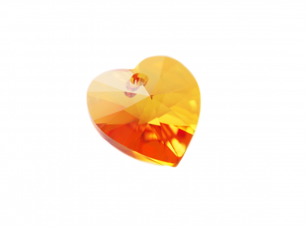 Anhänger (Pendant) "Herz", 6228, "Summer Sunset", Crystal Asrtal Pink